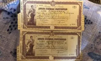 Sotto la mattonella una fortuna: 16 buoni postali degli anni '40 valgono oltre 1 milione di euro