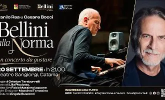 Danilo Rea e Cesare Bocci al Teatro Sangiorgi di Catania per il Bellini International Context con &ldquo;Bellini alla Norma&rdquo;