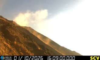 Stromboli, si spegne il trabocco lavico ma il vulcano resta attivo