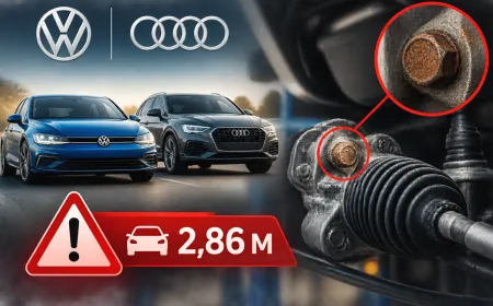 Volkswagen e Audi, richiamo per 2,86 milioni di veicoli: cosa sapere sulla vite dello sterzo