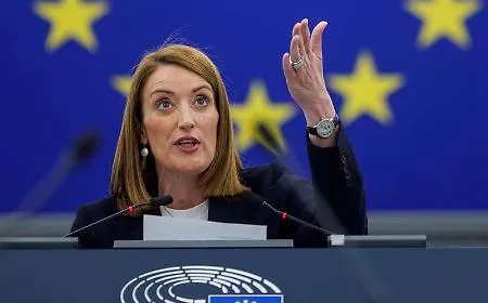 Pi&ugrave; Europa per il Mediterraneo, Metsola a Taormina lancia la sfida su coesione, crescita e sicurezza: &laquo;L&rsquo;Ue non &egrave; in declino, dalla Sicilia una nuova fase&raquo;