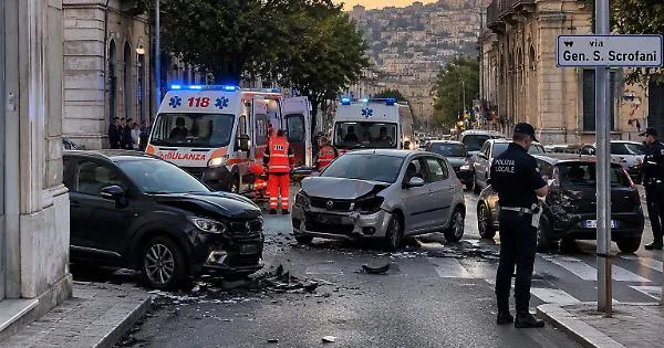 Ragusa, incidente in corso Italia: ci sono feriti - La Sicilia