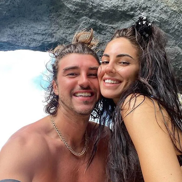 Giulia De Lellis con l'ex Andrea Damante