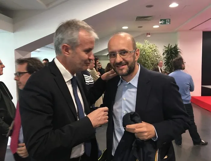 Fabio Pagliara e Mauro Berruto