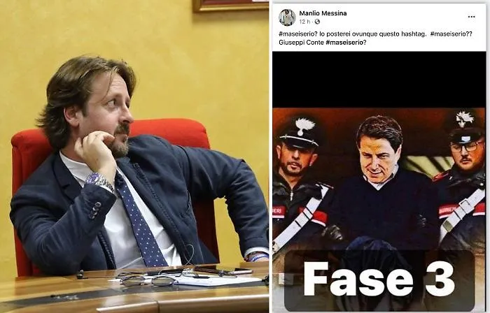 Manlio Messina e il post con Conte arrestato: &laquo;Un incidente di percorso&raquo;