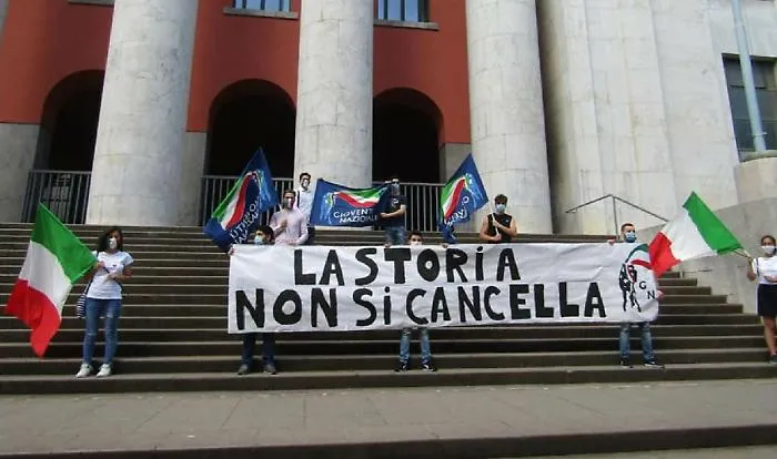 A Palermo i giovani di destra in piazza a difesa dei monumenti