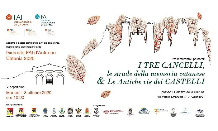 Giornate FAI d'autunno 2020: conferenza stampa di presentazione