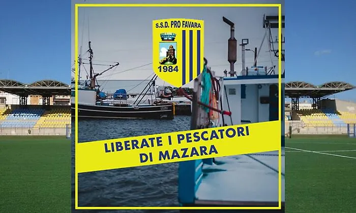 Tra sport e solidariet&agrave;: la Pro Favara vicina ai pescatori detenuti in Libia
