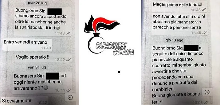 Catania, si finge rappresentante di mascherine e truffa farmacista