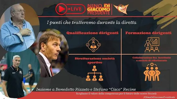 Presidenza regionale Fipav, continuano gli incontri del candidato Nino Di Giacomo