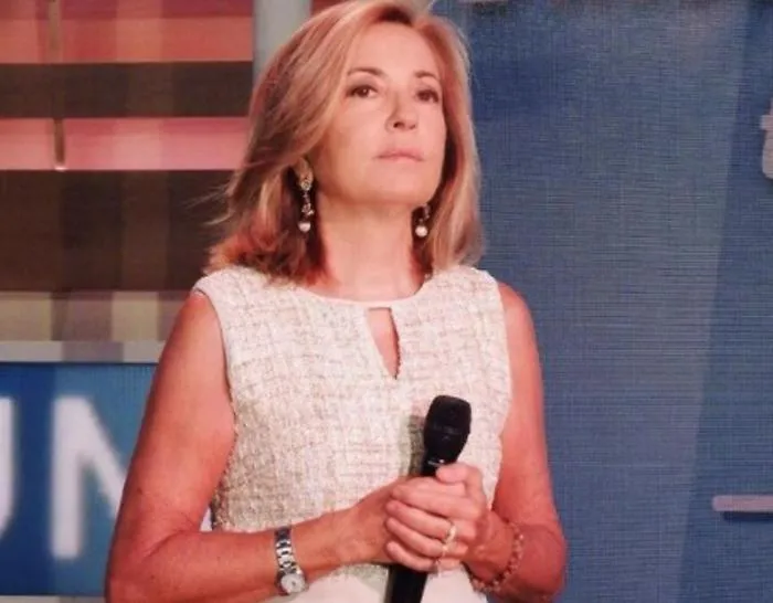 Sanremo, sul palco Barbara Palombelli: &laquo;Porto un monologo, pensando anche a Elodie&raquo;