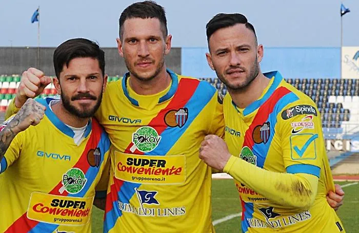 Il Catania si rialza a Bisceglie e segna tre gol