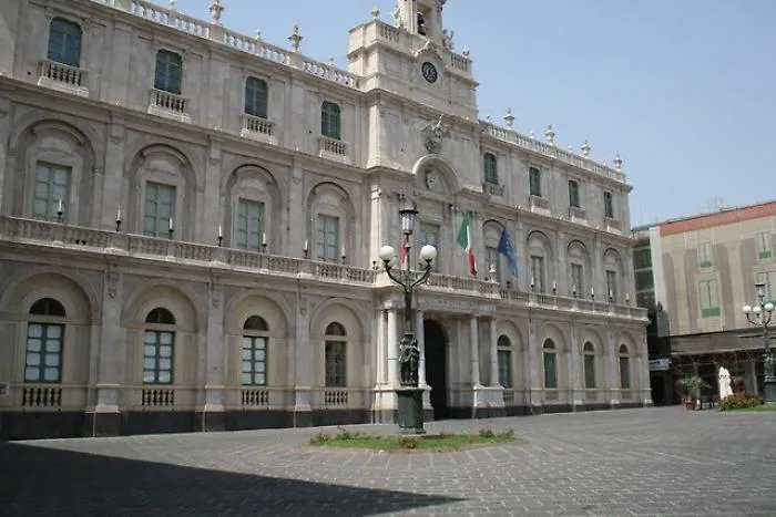 Piazza Universit&agrave;, sede centrale Ateneo di Catania