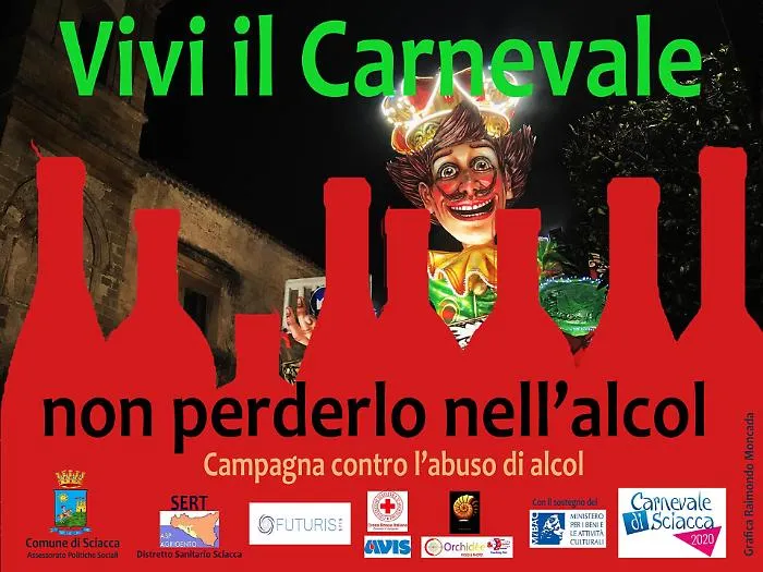 Sciacca, al via la campagna "Vivi il Carnevale, non perderlo nell&rsquo;alcol&rdquo;