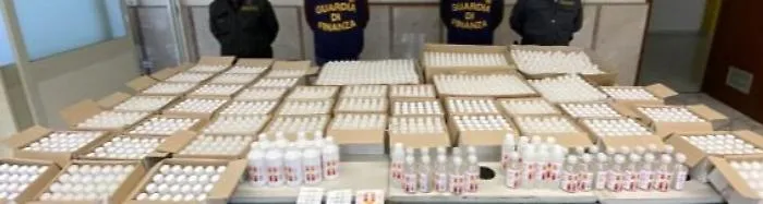 Coronavirus, a Carini sequestrati altri 1800 flaconi di gel igienizzante