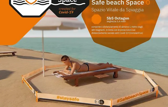 E come si far&agrave; a tenere la distanza sociale nella spiaggia libera? Ecco l'idea