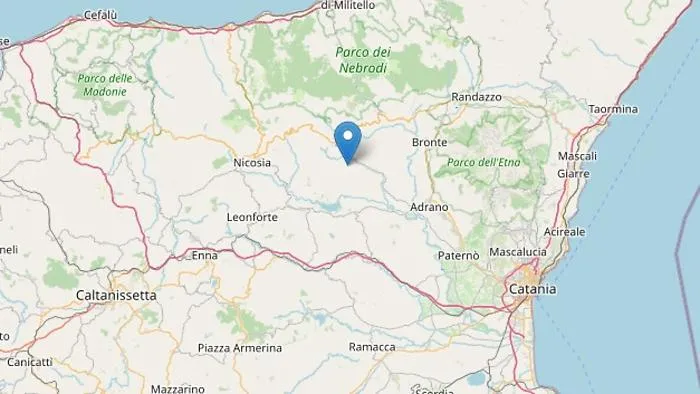 Tre scosse di terremoto a Troina: la pi&ugrave; forte di magnitudo 3.5