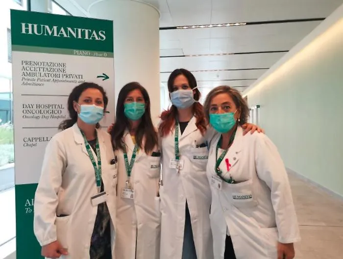 Nella foto, da sinistra: Dott.sse Irene Cannata, Maria Gloria Marino, Debora Fichera, Giuseppina Trombetta