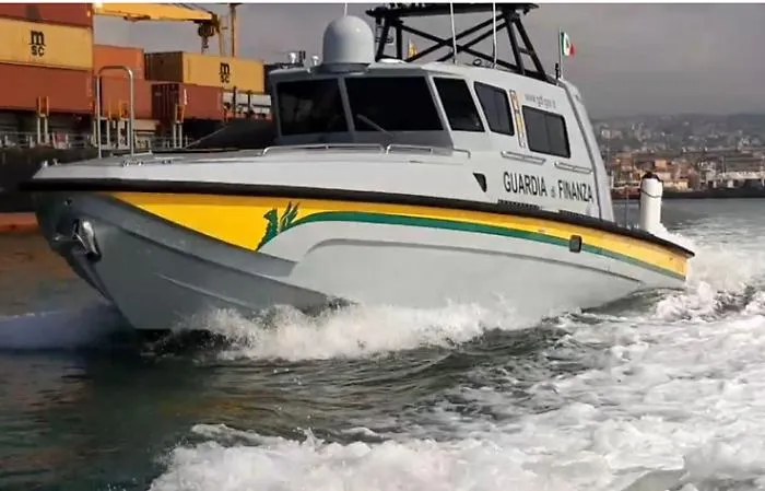 Per la Guardia di Finanza di Catania la nuova motovedetta V.818