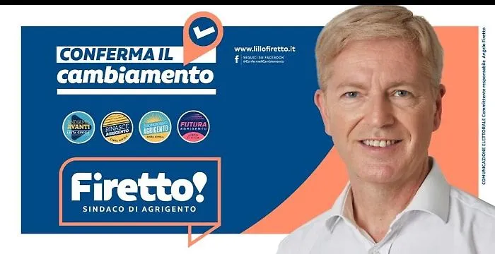 Amministrative Agrigento: l'uscente Lillo Firetto presenta i simboli