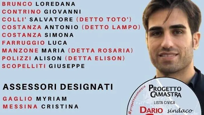 Elezioni Camastra, Dario Gaglio &egrave; il nuovo sindaco