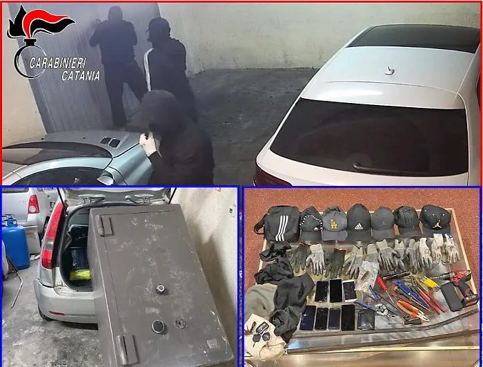 Catania, scassinatori di casseforti in manette: presi dopo l'ultimo colpo