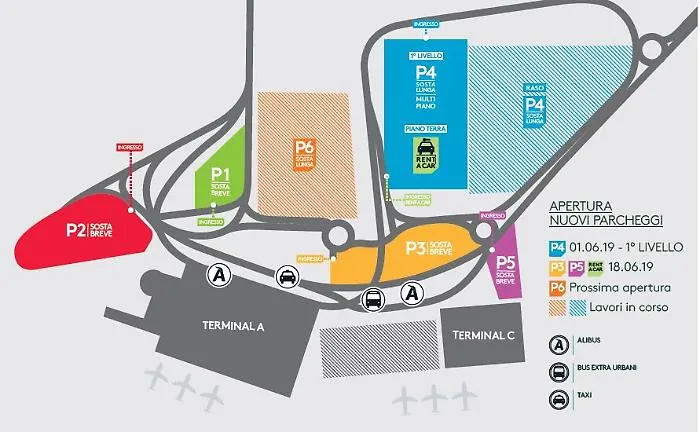 Aeroporto di Catania, apre il nuovo parcheggio multipiano per la sosta lunga