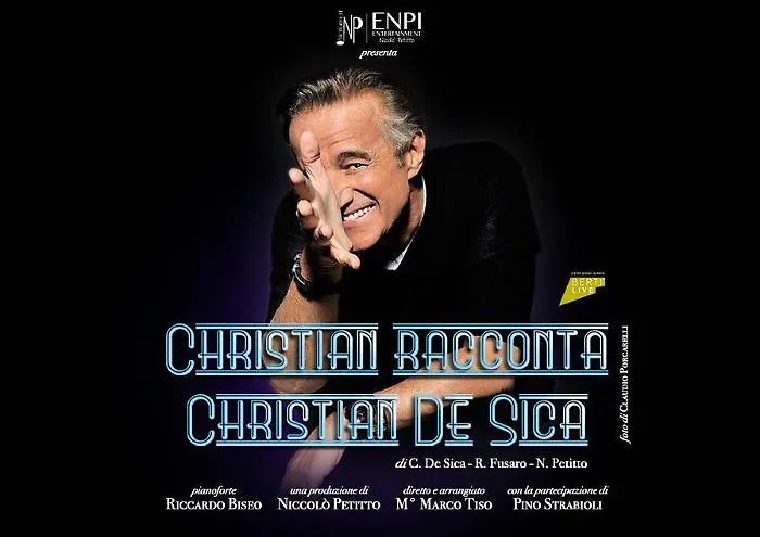 "Christian racconta Christian De Sica" fa tappa in Sicilia