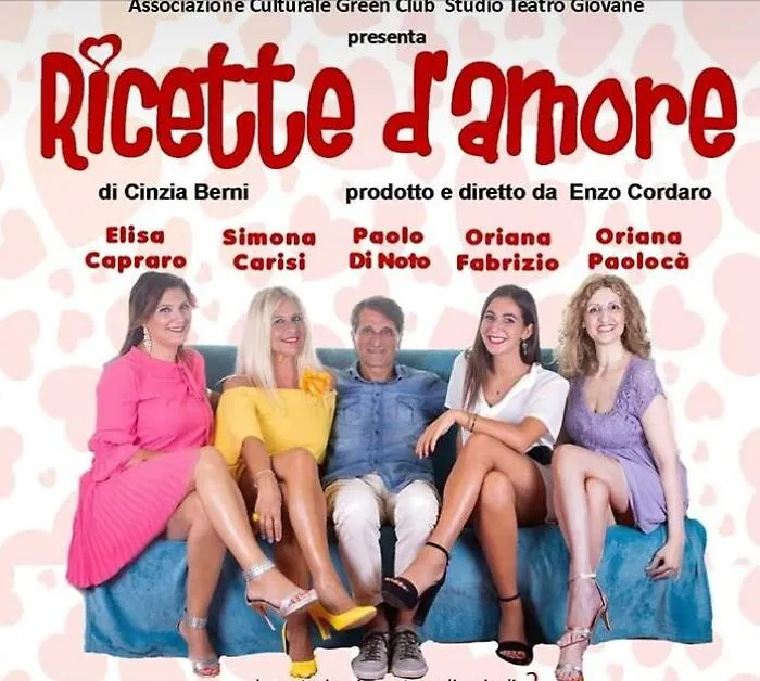 "Ricette d'amore" al Teatro della Posta Vecchia di Agrigento