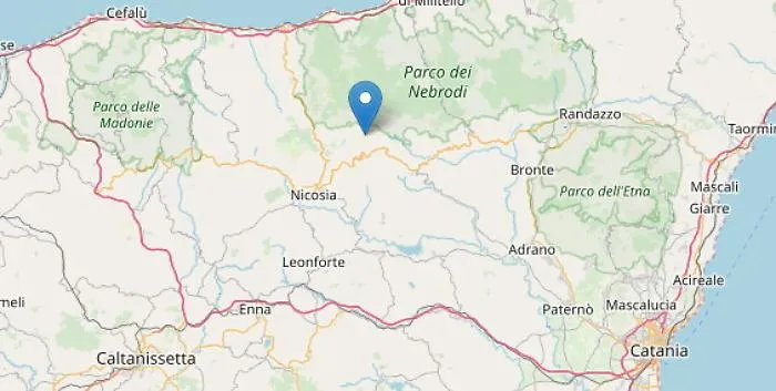 La terra balla due volte sui Nebrodi, terremoto di 3.5 e poi replica di 2.5 Paura nell'Ennese e nel Messinese