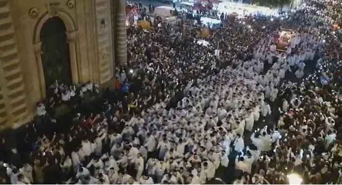 Catania, Sant'Agata di corsa lungo la suggestiva salita dei Cappuccini 