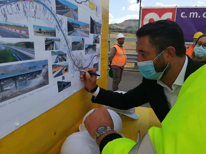 SS 640, Cancelleri promette: tratto da svincolo A19 a Caltanissetta Nord consegnato entro gennaio 2021
