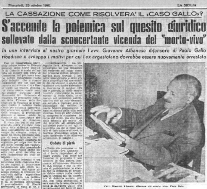Ricerca in archivio- Il morto-vivo di Avola (anni 1954-1961)