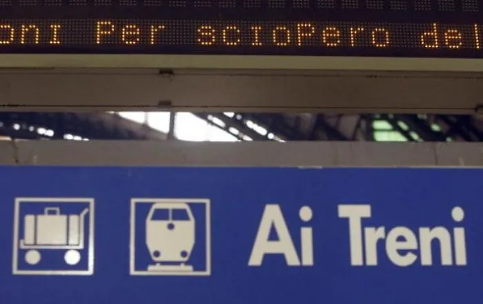 Sciopero Trenitalia: possibili ritardi e cancellazioni, garantite solo alcune fasce orarie