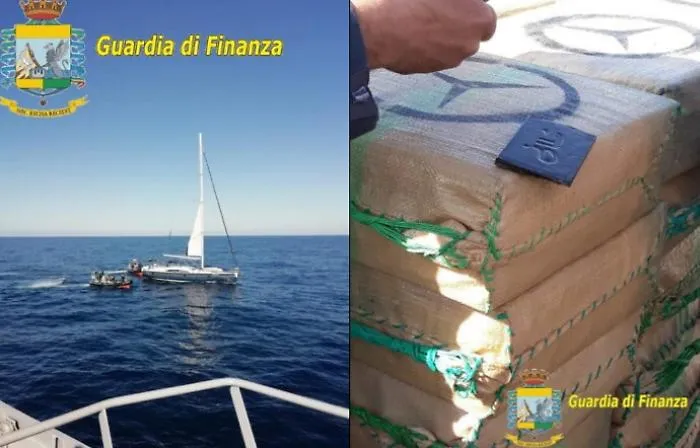 Al largo di Pozzallo una barca a vela con 6.200 kg di droga: sequestrata