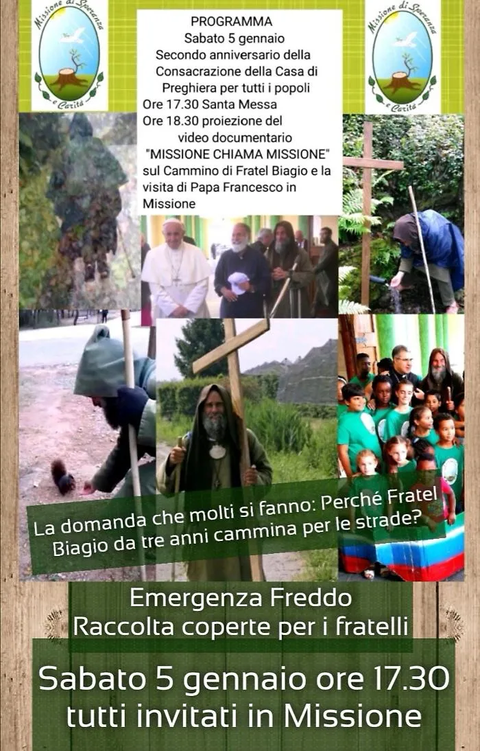 Palermo, i due anni della Casa di Preghiera di Biagio Conte