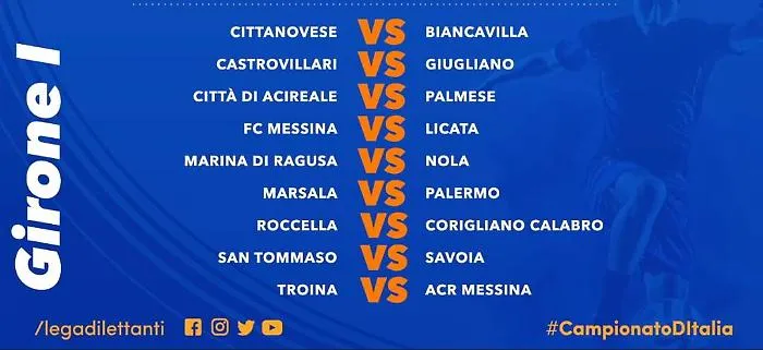 Calcio serie D: subito la trasferta a Messina per il neopromosso Licata