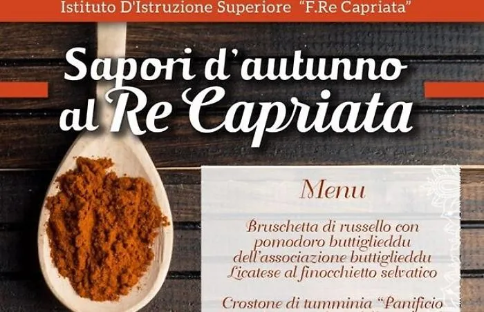Quintessenza-sapuri siciliani di Tony Rocchetta all'Istituto Re Capriata di Licata