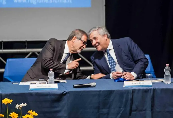 Musumeci e Tajani uniti nel nome di Sturzo e all&rsquo;ombra di Salvini 