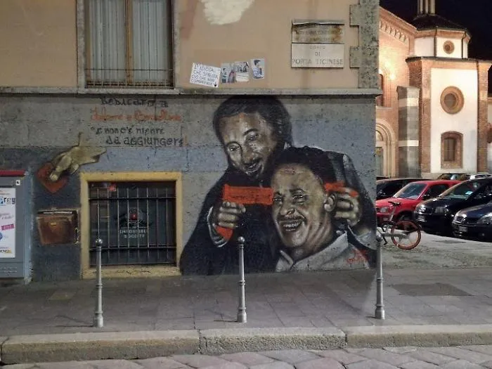 Falcone che spara a Borsellino, a Milano dfregio il murales sui giudici eroi