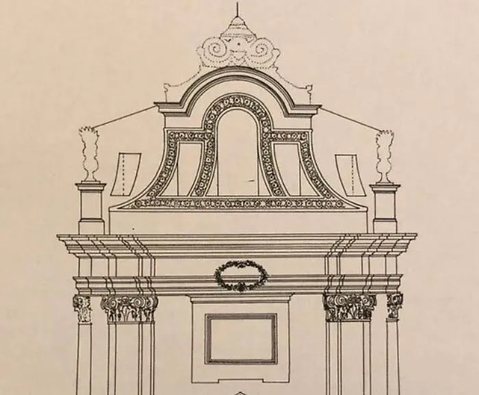 "Bisogna coprire la facciata della chiesa di Santa Rosalia"