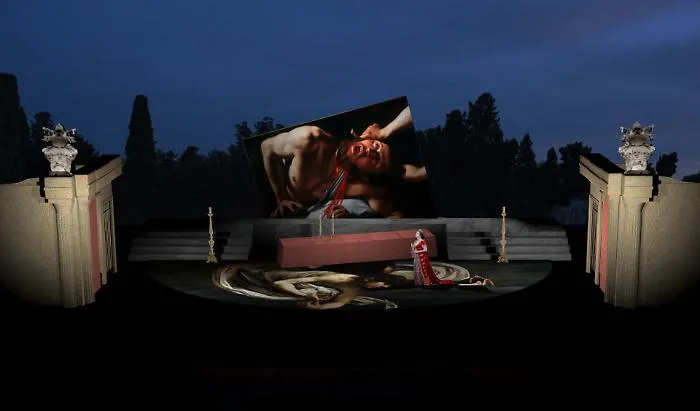 Bozzetto di Scena di Tosca
