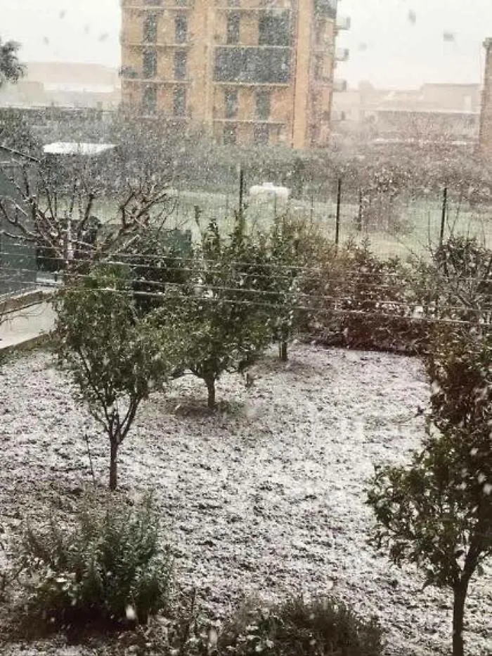 L'agrigentino stretto nella morsa del gelo