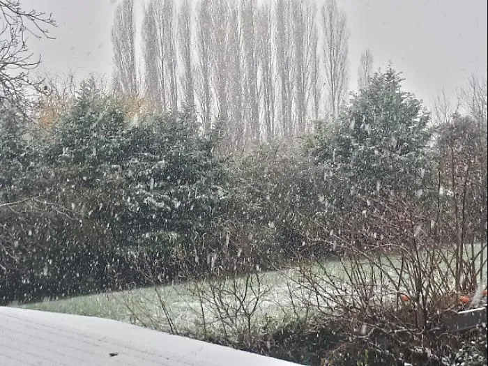 Maltempo: nevica in pianura sul Veneto