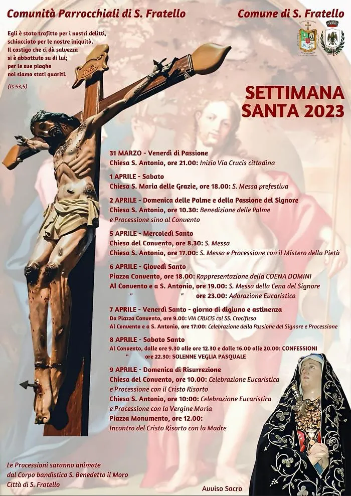 san fratello locandina festa dei giudei