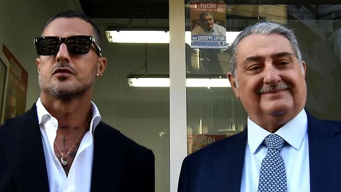 Peppino Lipera e Fabrizio Corona
