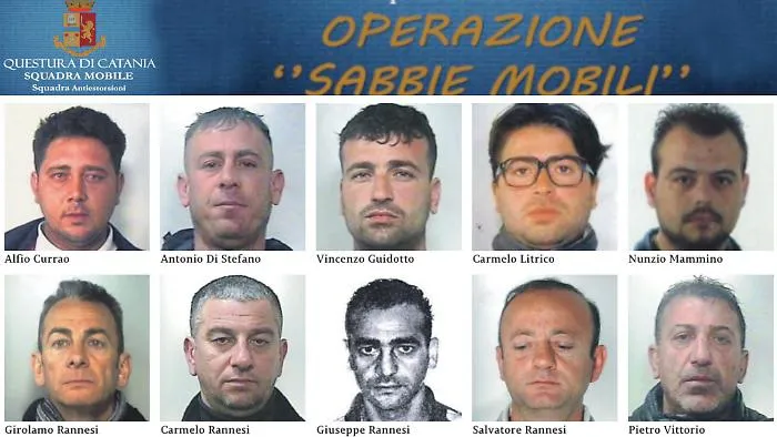 operazione sabbie mobili catania