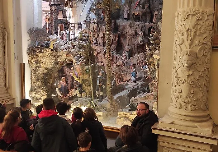 Gli alunni al Presepe di Santa Maria per Kiwanis