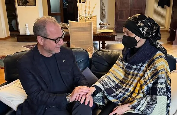 Il  vicepresidente della Camera Giorgio Mul&egrave; (FI) e la professoressa Maria Cristina Gallo