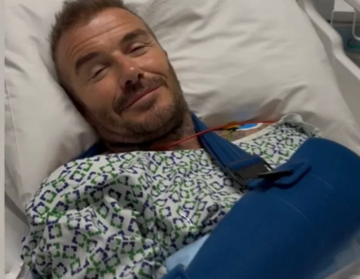 David Beckham, foto dall'ospedale: cosa &egrave; accaduto all'ex calciatore